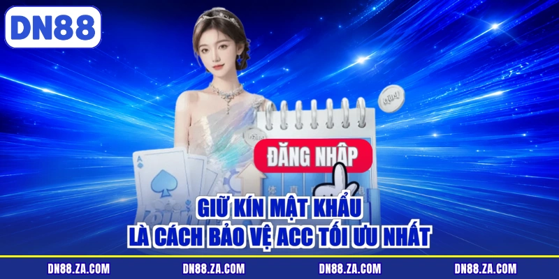 Giữ kín mật khẩu là cách bảo vệ acc tối ưu nhất