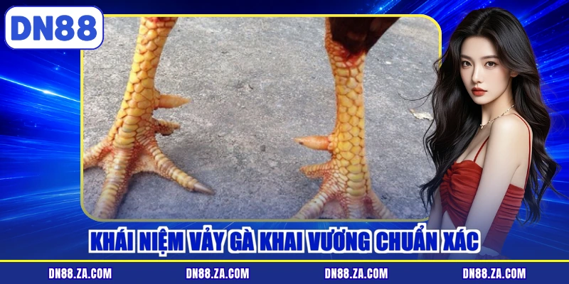 Khái niệm vảy gà khai vương chuẩn xác