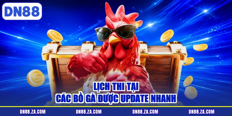 Lịch thi tại các bồ gà được update nhanh