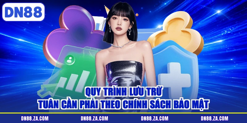 Quy trình lưu trữ tuân cần phải theo chính sách bảo mật