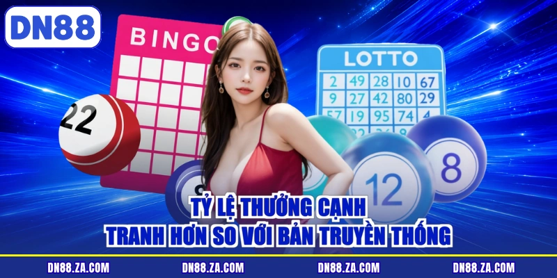 Tỷ lệ thưởng cạnh tranh hơn so với bản truyền thống