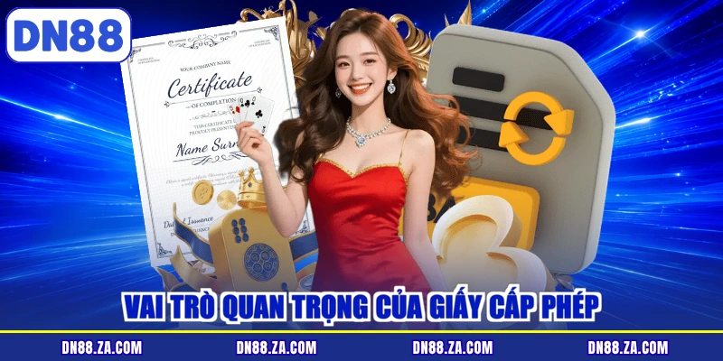 Vai trò quan trọng của giấy cấp phép